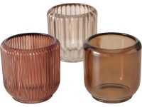 Boltze Reguna mécsestartó 3-féle változatban 8,5 cm x 8,5 cm többszínű