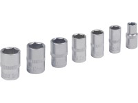 Dugókulcskészlet hatlapfejű 7 részes 1/4 Dugókulcskészlet hatlapfejű 7 részes 1/4