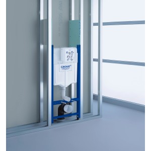 Grohe QuickFix Solido WC előfal elem, 1,13 m magas, szárazépítéshez.