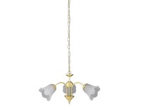 Rábalux Rafaella csillár 3-as 90 cm arany - fehér