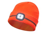 Gebol LED-es kötött sapka fényvisszaverő csíkokkal Narancssárga Gebol LED-es kötött sapka fényvisszaverő csíkokkal Narancssárga