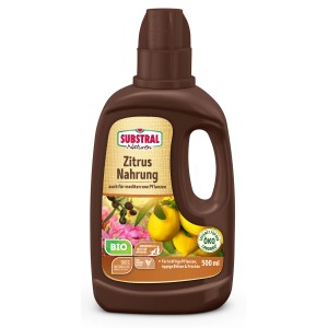 Substral Naturen Citrus tápoldat mediterrán növényekhez, 500ml-es flakon.