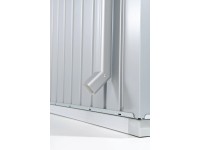 Biohort esővíz-levezetőcső-készlet Panorama kerti házhoz ezüstmetál 190 cm Biohort esővíz-levezetőcső-készlet Panorama kerti házhoz ezüstmetál 190 cm