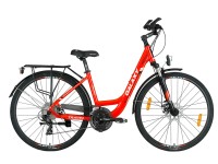 GALAXY TL620 női kerékpár piros