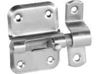 Lezárható tolóretesz fehér porszórt 75 mm x 40 mm