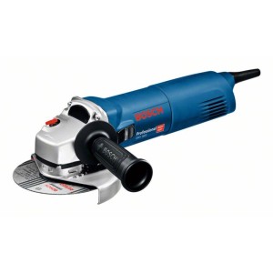 Bosch Professional GWS 1400 sarokcsiszoló 125 mm-es tárcsával és kiegészítő fogantyúval.