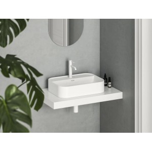 Ceramic Slim Shelf R 55 kerámiamosdó matt fehér