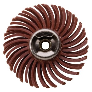 Dremel 472S finom csiszolókefe, 120-as szemcseméret, miniatűr szerszámokhoz, sorjázáshoz, tisztításhoz és polírozáshoz.