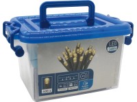 LED - es fényfüzér 400 db melegfehér LED zöld kábellel 34,92 m LED - es fényfüzér 400 db melegfehér LED zöld kábellel 34,92 m