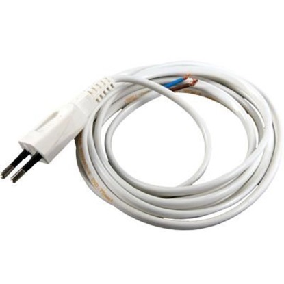 Dugós H03VVH2-F fehér vezeték 5 fm