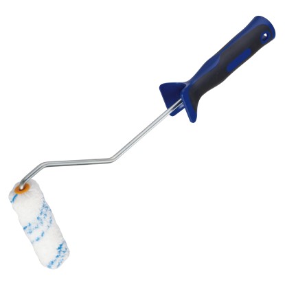 LUX-TOOLS lazúrhenger hosszú nyéllel, vékony rétegű lazúrhoz, puha markolat, 10