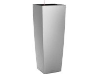 Lechuza Cubico Alto Premium oszlopkaspó 40 cm x 40 cm ezüst-metál Lechuza Cubico Alto Premium oszlopkaspó 40 cm x 40 cm ezüst-metál