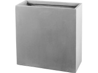 Virágláda 65 cm x 65 cm x 25 cm világosszürke