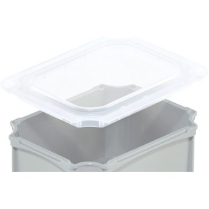 Eurobox betét 1/8 átlátszó 60x40 cm-es dobozhoz a felosztáshoz, tárolódoboz.