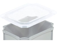 Eurobox-rendszer Tauro 1/8-os betétdoboz hosszirányú a 60 cm x 40 cm-es