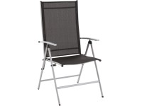 Suriname összecsukható szék állítható háttámlával textilből