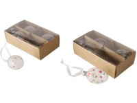 Boltze felakasztható dísz 2-féle változatban többszínű 4 darab