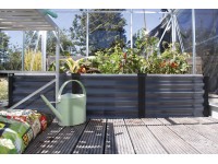 Vitavia Linus in & out 401 magaságyás S gránit-fekete 65 cm x 185 cm Vitavia Linus in & out 401 magaságyás S gránit-fekete 65 cm x 185 cm