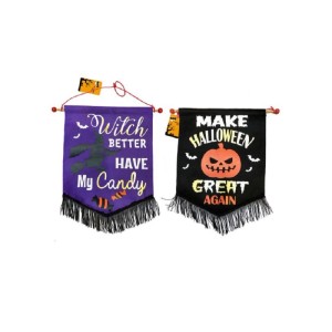 Filc Halloween díszzászló 2 féle