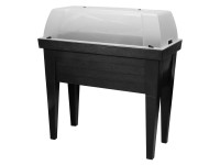 Maxi magaságyás fedőburkolattal 107 cm x 50 cm x 100 cm antracit