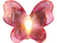 LED-es fényfüzér pillangók pink elemes LED-es fényfüzér pillangók pink elemes