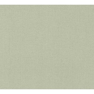 Zöld, textil hatású gyapjú tapéta az A.S. Création-tól, enyhe textúrával.