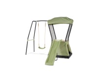 Exit Ivy játszótorony csúszdával és hintával zöld Exit Ivy játszótorony csúszdával és hintával zöld