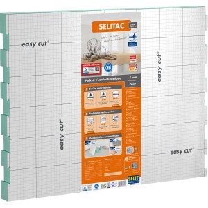 Selitac 5mm hangszigetelés parkettához és laminálthoz AquaStop-pal, 5m² lefedettség.