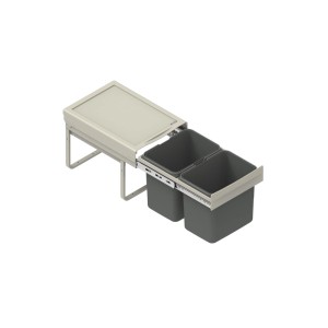 Hulladékgyűjtő JC 40 dupla alacsony 33 cm magas