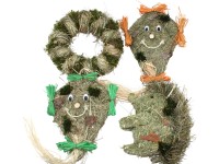 Őszi szalmadísz különböző formákban Őszi szalmadísz különböző formákban