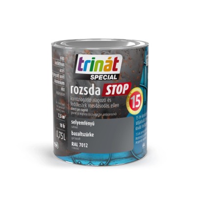Trinát Rozsdastop selyemfényű 7012 bazaltszürke 0,75 l