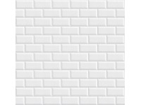 Rex Deco konyhai panel fehér tégla 60 cm x 58 cm