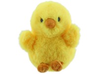 Plüsscsibe 13,5 cm x 11 cm x 9,5 cm sárga