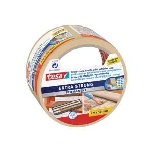 Tesa Extra Strong kétoldalas ragasztószalag, 5m x 50mm.