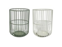 Boltze mécsestartó Cindy nagy 20 cm x 15 cm x 15 cm többszínű