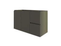 Mosdóalsószekrény 80 cm szürke