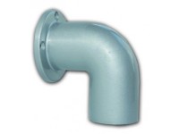 Korlátrendszer 90 fokos végelem alu metál