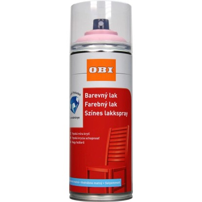 OBI spray lakk félmatt lágy rózsaszín 400 ml