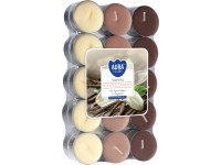 Illatgyertyák vanília 3,9 cm átmérő 30 darab