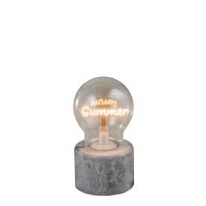 Mica Decorations LED asztali lámpa Summer, 15 cm, felirattal. Dekoratív lámpa beltéri és kültéri használatra.