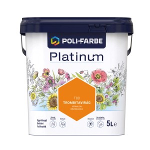 Poli - Farbe Platinum beltéri falfesték diszperziós Trombitavirág matt 5 l
