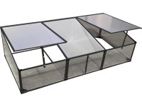 Melegház fedél 150 cm x 70 cm x 40/30 cm