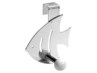 Hettich ruhaakasztó hal formájú fehér-króm Hettich ruhaakasztó hal formájú fehér-króm