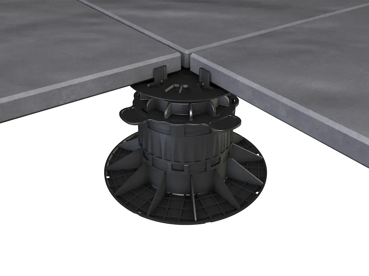 Talp GS Terrassen Pro teraszburkolat talp állítható 470 mm - 570 mm fekete