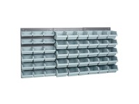 Küpper réselt acéllemezpanelek 60 cm x 120 cm x 10 cm világosszürke 3 részes Küpper réselt acéllemezpanelek 60 cm x 120 cm x 10 cm világosszürke 3 részes