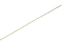 LUX óralánc sárgarezezett 1,6 mm  - méteráru