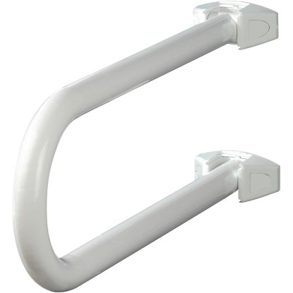 Wenko Secura fürdőszobai felhajtható fali kapaszkodó, fehér, 21 cm x 53 cm x 10