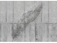 Komar vlies fotótapéta Concrete Feather 350 cm x 250 cm