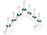 OBI LED gyertyaív 40 cm x 31 cm fehér elemes