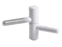 Befúrható ajtópánt 10 mm acél fehér 2 darab Befúrható ajtópánt 10 mm acél fehér 2 darab